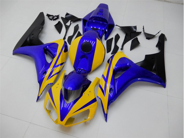 ABS 2006-2007 Yellow Blue Honda CBR1000RR Replacement Motorcycle Fairings UK ABS 2006-2007 Yellow Blue Honda CBR1000RR Replacement Motorcycle Fairings UK