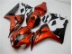 ABS 2006-2007 Orange Black Honda CBR1000RR Motorcycle Fairings Kit UK