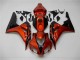 ABS 2006-2007 Orange Black Honda CBR1000RR Motorcycle Fairings Kit UK