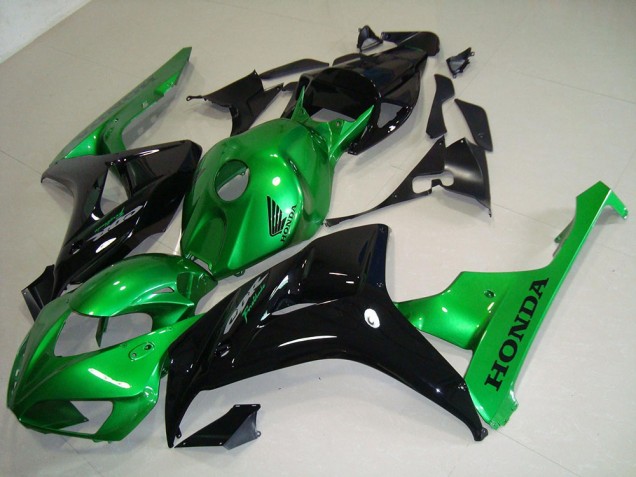 ABS 2006-2007 Black Green Honda CBR1000RR Motorcycle Fairing Kits UK ABS 2006-2007 Black Green Honda CBR1000RR Motorcycle Fairing Kits UK