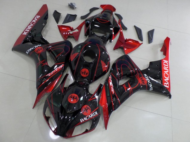 ABS 2006-2007 Black Bacardi Honda CBR1000RR Motorbike Fairing UK ABS 2006-2007 Black Bacardi Honda CBR1000RR Motorbike Fairing UK