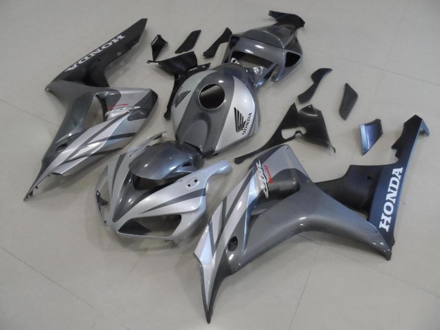 ABS 2006-2007 Grey Silver and Matte Black Honda CBR1000RR Motor Fairings UK ABS 2006-2007 Grey Silver and Matte Black Honda CBR1000RR Motor Fairings UK