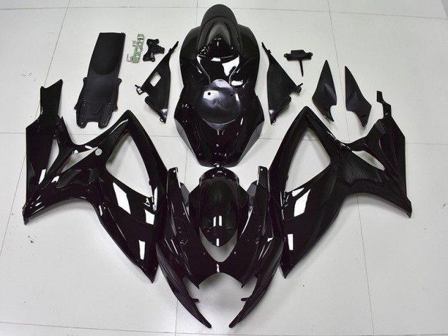 ABS 2006-2007 Glossy Black Suzuki GSXR 600/750 Bike Fairing UK ABS 2006-2007 Glossy Black Suzuki GSXR 600/750 Bike Fairing UK