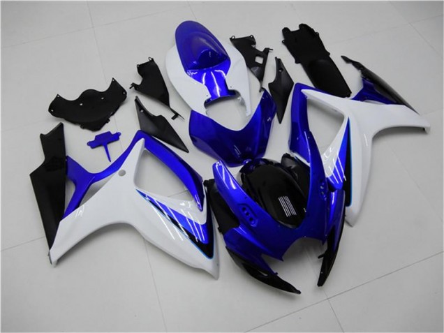 ABS 2006-2007 Blue White Suzuki GSXR 600/750 Motorbike Fairing UK ABS 2006-2007 Blue White Suzuki GSXR 600/750 Motorbike Fairing UK
