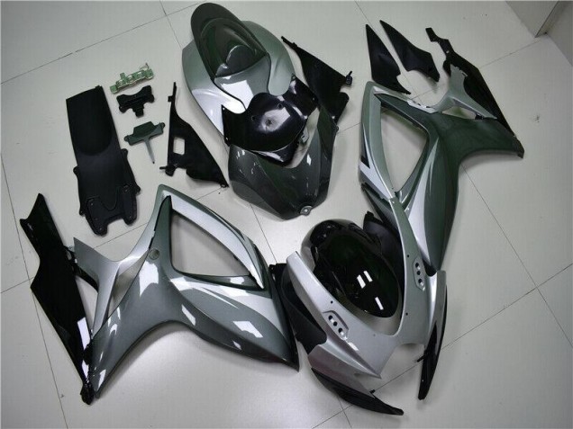 ABS 2006-2007 Silver Grey Suzuki GSXR 600/750 Motorcycle Replacement Fairings UK ABS 2006-2007 Silver Grey Suzuki GSXR 600/750 Motorcycle Replacement Fairings UK