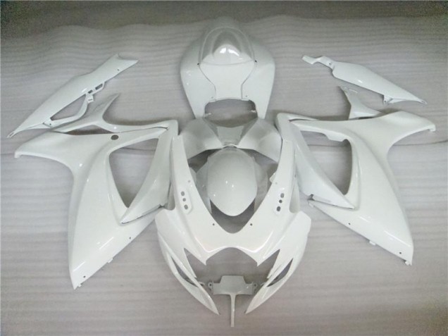 ABS 2006-2007 Pearl White Suzuki GSXR 600/750 Motorbike Fairing UK ABS 2006-2007 Pearl White Suzuki GSXR 600/750 Motorbike Fairing UK