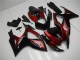 ABS 2006-2007 Red Black Suzuki GSXR 600/750 Motor Bike Fairings UK