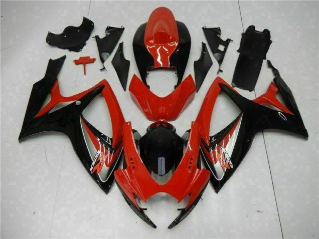 ABS 2006-2007 Red Suzuki GSXR 600/750 Bike Fairing Kit UK ABS 2006-2007 Red Suzuki GSXR 600/750 Bike Fairing Kit UK
