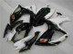 ABS 2006-2007 White Black Suzuki GSXR 600/750 Motorcycle Fairings Kit UK ABS 2006-2007 White Black Suzuki GSXR 600/750 Motorcycle Fairings Kit UK