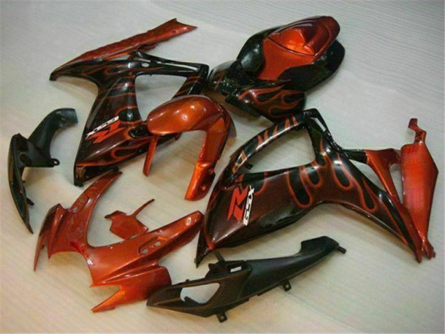 ABS 2006-2007 Red Suzuki GSXR 600/750 Motorbike Fairings UK ABS 2006-2007 Red Suzuki GSXR 600/750 Motorbike Fairings UK