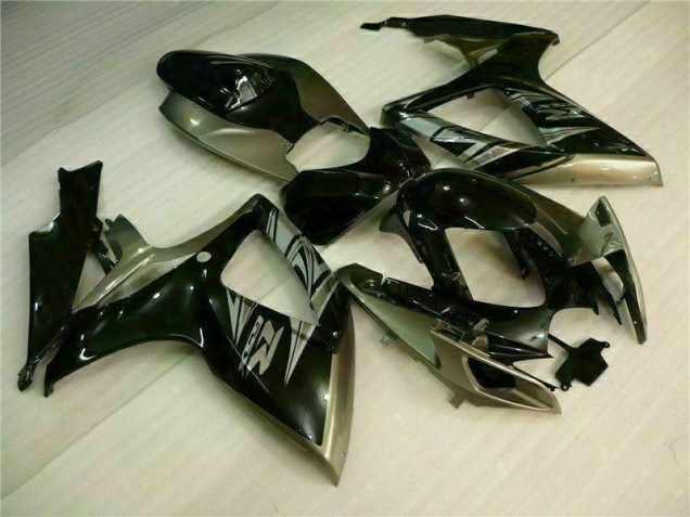 ABS 2006-2007 Black Grey Suzuki GSXR 600/750 Motorcycle Fairing Kits UK