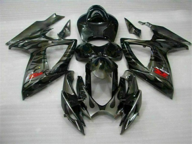 ABS 2006-2007 Black Suzuki GSXR 600/750 Bike Fairing UK ABS 2006-2007 Black Suzuki GSXR 600/750 Bike Fairing UK