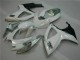 ABS 2006-2007 White Silver Suzuki GSXR 600/750 Motorcycle Fairing Kit UK
