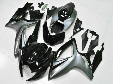 ABS 2006-2007 Black Suzuki GSXR 600/750 Motor Bike Fairings UK