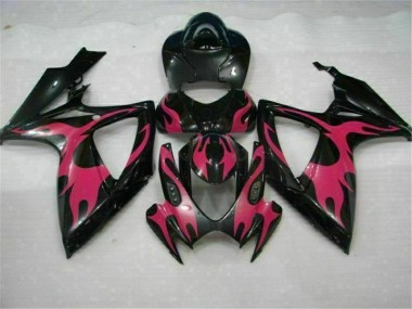 ABS 2006-2007 Black Suzuki GSXR 600/750 Bike Fairing Kit & Bodywork UK