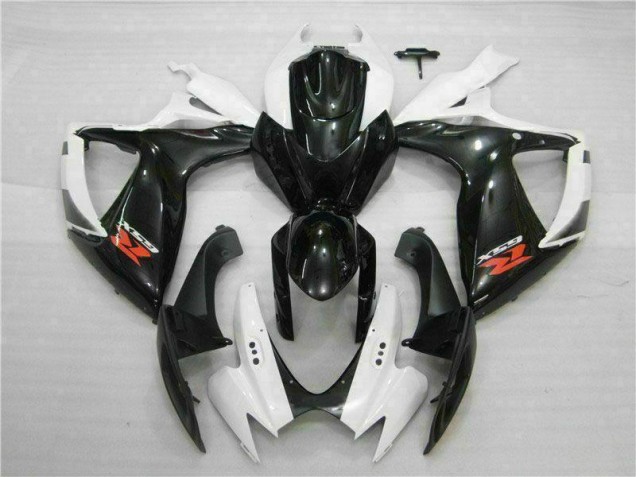 ABS 2006-2007 White Black Suzuki GSXR 600/750 Motorbike Fairing Kits UK ABS 2006-2007 White Black Suzuki GSXR 600/750 Motorbike Fairing Kits UK