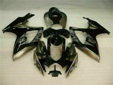 ABS 2006-2007 Black Grey Suzuki GSXR 600/750 Motorcycle Replacement Fairings UK