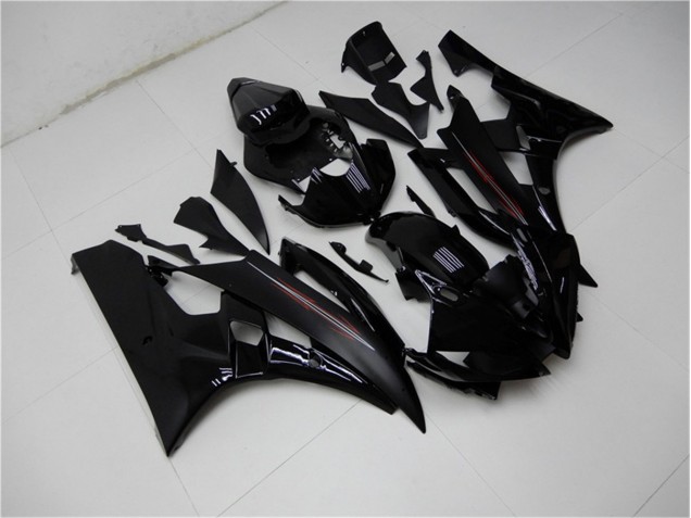 ABS 2006-2007 Glossy Matte Black Yamaha YZF R6 Motor Bike Fairings UK ABS 2006-2007 Glossy Matte Black Yamaha YZF R6 Motor Bike Fairings UK