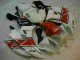 ABS 2006-2007 Red White Yamaha YZF R6 Replacement Fairings UK