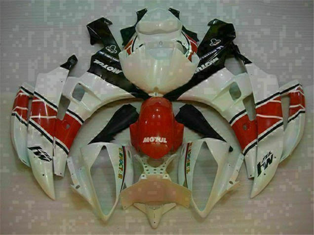 ABS 2006-2007 Red White Yamaha YZF R6 Replacement Fairings UK