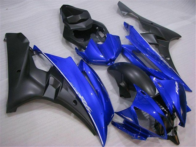 ABS 2006-2007 Blue Black Yamaha YZF R6 Motor Fairings UK