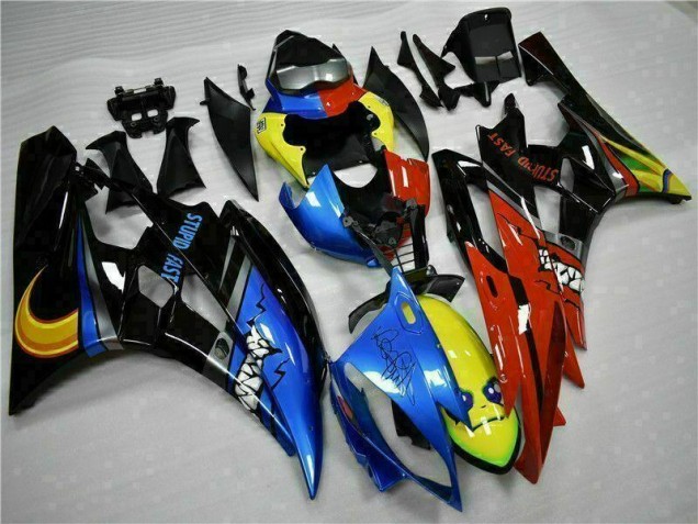 ABS 2006-2007 Yellow Blue Red Yamaha YZF R6 Motorcycle Fairings Kit UK