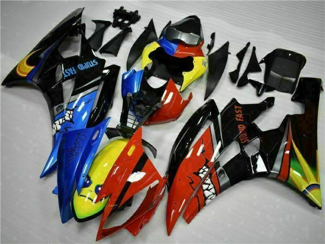 ABS 2006-2007 Yellow Blue Red Yamaha YZF R6 Motorcycle Fairings Kit UK