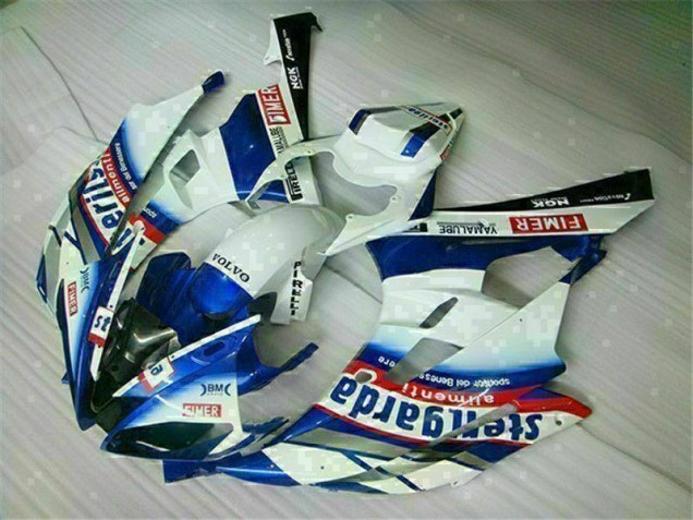ABS 2006-2007 White Blue Yamaha YZF R6 Motorbike Fairing UK ABS 2006-2007 White Blue Yamaha YZF R6 Motorbike Fairing UK