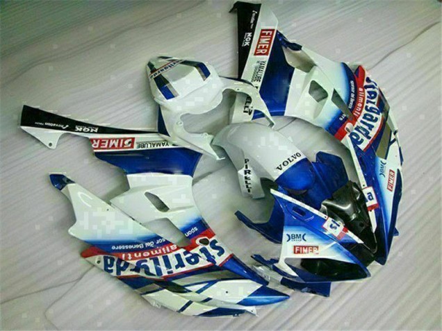 ABS 2006-2007 White Blue Yamaha YZF R6 Motorbike Fairing UK ABS 2006-2007 White Blue Yamaha YZF R6 Motorbike Fairing UK