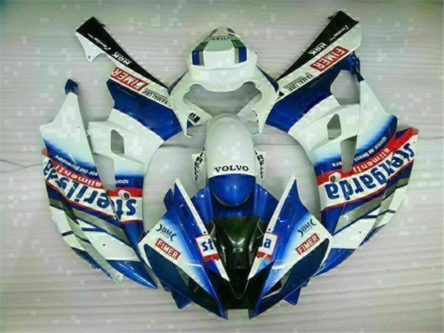 ABS 2006-2007 White Blue Yamaha YZF R6 Motorbike Fairing UK ABS 2006-2007 White Blue Yamaha YZF R6 Motorbike Fairing UK