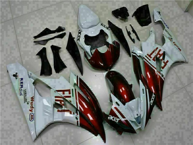 ABS 2006-2007 Brown White Yamaha YZF R6 Motorcycle Fairing Kit UK ABS 2006-2007 Brown White Yamaha YZF R6 Motorcycle Fairing Kit UK