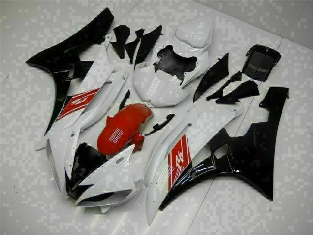 ABS 2006-2007 White Black Yamaha YZF R6 Motorbike Fairing UK ABS 2006-2007 White Black Yamaha YZF R6 Motorbike Fairing UK
