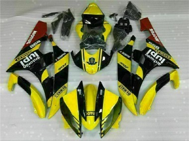 ABS 2006-2007 Yellow Yamaha YZF R6 Motor Bike Fairings UK