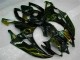 ABS 2006-2007 Black Yamaha YZF R6 Bike Fairing Kit UK