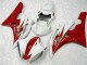 ABS 2006-2007 Red White Yamaha YZF R6 Motorcycle Bodywork UK ABS 2006-2007 Red White Yamaha YZF R6 Motorcycle Bodywork UK