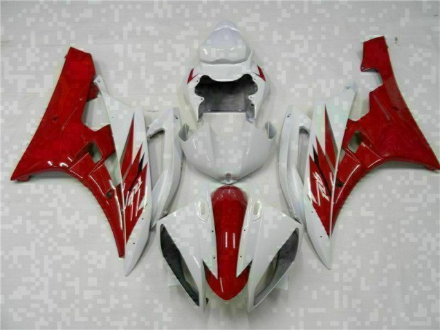 ABS 2006-2007 Red White Yamaha YZF R6 Motorcycle Bodywork UK ABS 2006-2007 Red White Yamaha YZF R6 Motorcycle Bodywork UK