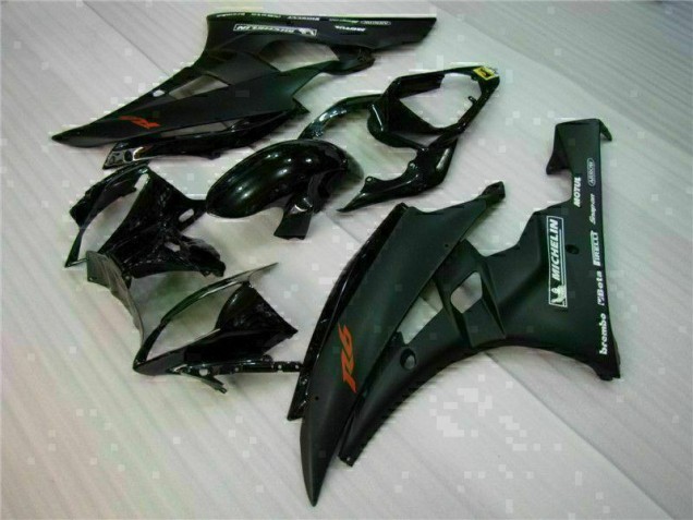 ABS 2006-2007 Black Yamaha YZF R6 Motorbike Fairing Kits UK ABS 2006-2007 Black Yamaha YZF R6 Motorbike Fairing Kits UK