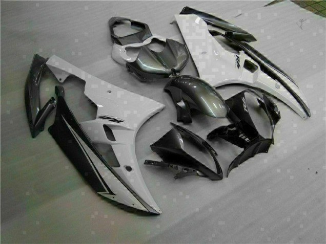 ABS 2006-2007 White Silver Yamaha YZF R6 Moto Fairings UK