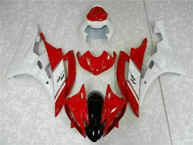 ABS 2006-2007 Red White Yamaha YZF R6 Motorcyle Fairings UK ABS 2006-2007 Red White Yamaha YZF R6 Motorcyle Fairings UK