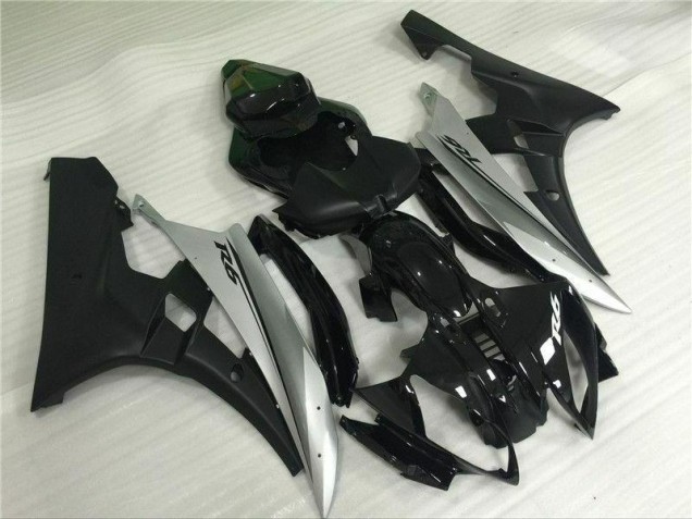 ABS 2006-2007 Silver Black Yamaha YZF R6 Motorbike Fairing UK ABS 2006-2007 Silver Black Yamaha YZF R6 Motorbike Fairing UK