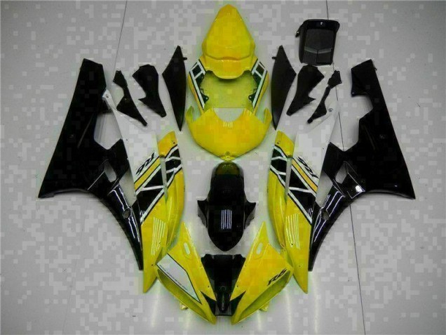 ABS 2006-2007 Yellow Black Yamaha YZF R6 Motorcycle Fairing Kit UK ABS 2006-2007 Yellow Black Yamaha YZF R6 Motorcycle Fairing Kit UK