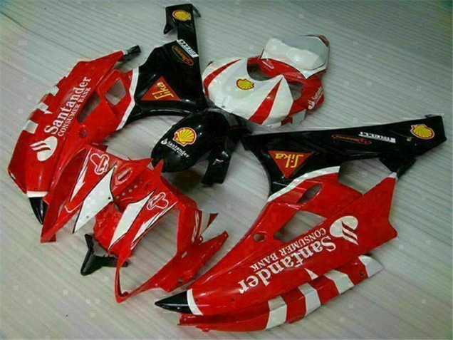 ABS 2006-2007 Red Yamaha YZF R6 Bike Fairing Kit UK