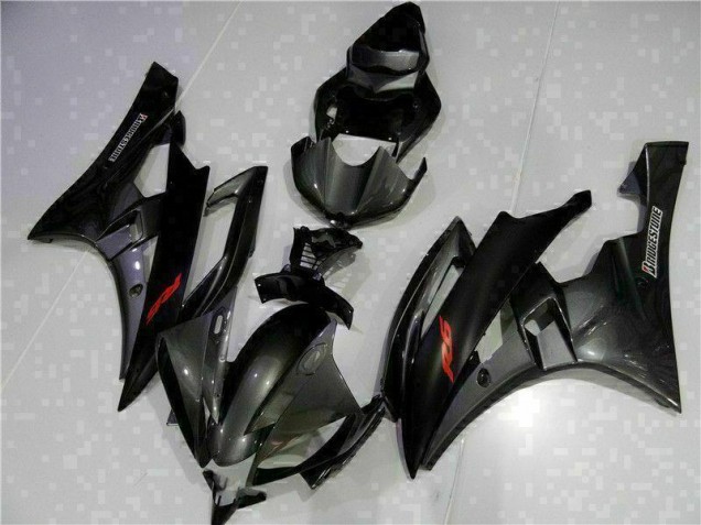 ABS 2006-2007 Grey Black Yamaha YZF R6 Motorcycle Bodywork UK ABS 2006-2007 Grey Black Yamaha YZF R6 Motorcycle Bodywork UK