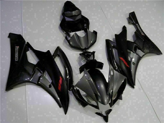 ABS 2006-2007 Grey Black Yamaha YZF R6 Motorcycle Bodywork UK ABS 2006-2007 Grey Black Yamaha YZF R6 Motorcycle Bodywork UK
