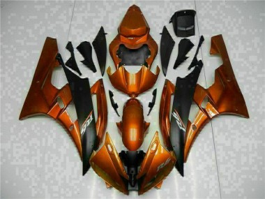 ABS 2006-2007 Orange Yamaha YZF R6 Motorbike Fairing Kits UK