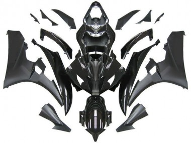 ABS 2006-2007 Contrast Black Yamaha YZF R6 Bike Fairings UK