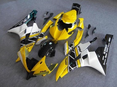 ABS 2006-2007 Yellow Black Yamaha YZF R6 Replacement Fairings UK