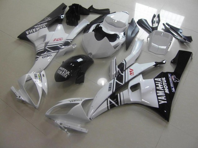 ABS 2006-2007 Black White Yamaha YZF R6 Motorcycle Fairing Kits UK ABS 2006-2007 Black White Yamaha YZF R6 Motorcycle Fairing Kits UK