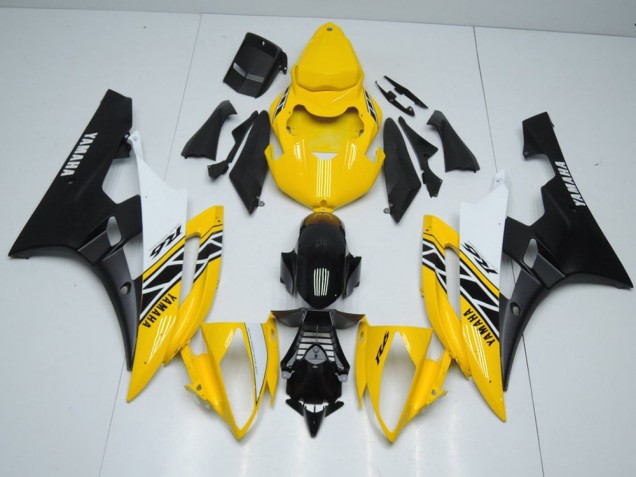 ABS 2006-2007 Yellow OEM Style Yamaha YZF R6 Motorcycle Fairings Kits UK