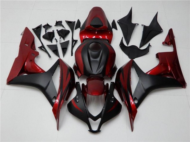 ABS 2007-2008 Red Black Honda CBR600RR Bike Fairing UK ABS 2007-2008 Red Black Honda CBR600RR Bike Fairing UK
